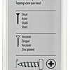 Mack 1017460 - Blechschraube Zylinderkopf verzinkt 5 Stück 5,5 x 50 mm | 10 Stück