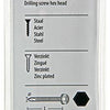 Mack 1017474 – selbstbohrende Sechskantschraube. Kopf verzinkt. 28 Stück 4,2 x 16 mm | 10 Stück