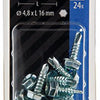 Mack 1017475 – selbstbohrende Sechskantschraube. Kopf verzinkt. 24 Stück 4,8 x 16 mm | 10 Stück