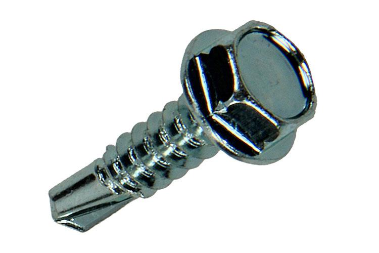 Mack 1017476 – selbstbohrende Sechskantschraube. Kopf verzinkt. 22 Stück 4,8 x 19 mm | 10 Stück