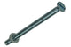 Mack 1017497 – Metallschraube verzinkt. Kopf + Mutter plattiert 6 Stück M4 x 60 mm | 10 Stück