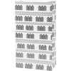 Vivi Gade Papiertüten, H: 21 cm, Größe 6x12 cm, 80 g, schwarz, weiß, 10 Stück 1 Box