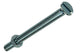 Mack 1017505 – Metallschraube verzinkt. Kopf + Mutter plattiert 7 Stück M5 x 60 mm | 10 Stück