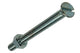 Mack 1017513 – Metallschraube verzinkt. Kopf + Mutter plattiert 5 Stück M6 x 60 mm | 10 Stück