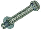 Mack 1017519 - Metallschraubzyl. Kopf + Mutter plattiert 16 Stück M4 x 25 mm | 10 Stück