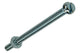 Mack 1017522 - Metallschraubzylinder Kopf + Mutter plattiert 9 Stück M4 x 50 mm | 10 Stück
