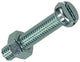 Mack 1017525 - Metallschraubzyl. Kopf + Mutter plattiert 14 Stück M5 x 25 mm | 10 Stück