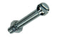 Mack 1017526 - Metallschraubzylinder Kopf + Mutter plattiert 13 Stück M5 x 30 mm | 10 Stück