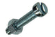 Mack 1017533 - Metallschraubzyl. Kopf + Mutter plattiert 8 Stück M6 x 30 mm | 10 Stück