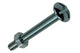 Mack 1017542 – Heizungsschraube + Mutter aus verzinktem Stahl, 16 Stück, M4 x 30 mm | 10 Stück