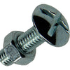 Mack 1017544 – Ofenschraube + Mutter aus verzinktem Stahl, 16 Stück, M5 x 16 mm | 10 Stück