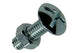 Mack 1017544 – Ofenschraube + Mutter aus verzinktem Stahl, 16 Stück, M5 x 16 mm | 10 Stück