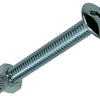 Mack 1017555 – Heizungsschraube + Mutter aus verzinktem Stahl, 6 Stück, M6 x 50 mm | 5 Stück