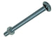 Mack 1017557 – Heizungsschraube + Mutter aus verzinktem Stahl, 4 Stück, M6 x 70 mm | 10 Stück