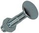 Mack 1017580 – Holzschraube + Mutter aus verzinktem Stahl, 5 Stück, M8 x 40 mm | 5 Stück