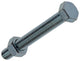 Mack 1017602 – Hahnschraube + Mutter aus verzinktem Stahl, 10 Stück, M5 x 40 mm | 10 Stück