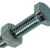 Mack 1017606 – Hahnschraube + Mutter aus verzinktem Stahl, 13 Stück, M6 x 25 mm | 10 Stück