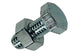 Mack 1017612 – Hahnschraube + Mutter aus verzinktem Stahl, 7 Stück, M8 x 20 mm | 10 Stück