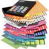 Creativ Company Farbbalkenpapier, A4, Blatt 210 x 297 mm, 100 g, verschiedene Farben, 16 x 10 Blatt, 1 Karton