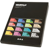Creativ Company Farbbalkenpapier, A4, Blatt 210 x 297 mm, 100 g, verschiedene Farben, 16 x 10 Blatt, 1 Karton
