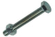 Mack 1017625 – Hahnschraube + Mutter aus verzinktem Stahl, 1 Stück, M10 x 80 mm | 10 Stück