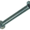 Mack 1017626 – Hahnschraube + Mutter aus verzinktem Stahl, 1 Stück, M10 x 90 mm | 10 Stück