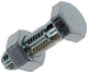 Mack 1017631 – Mechanikschraube + Mutter aus verzinktem Stahl 1 Stück M12 x 40 mm | 10 Stück