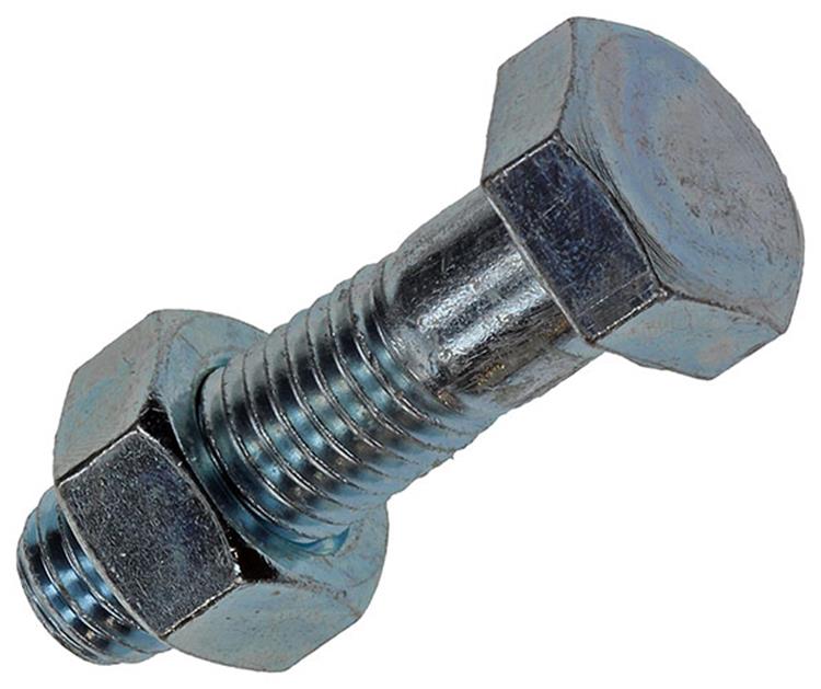Mack 1017639 – Mechanikschraube + Mutter aus verzinktem Stahl 1 Stück M14 x 50 mm | 10 Stück