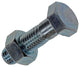 Mack 1017639 – Mechanikschraube + Mutter aus verzinktem Stahl 1 Stück M14 x 50 mm | 10 Stück