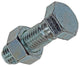 Mack 1017640 – Mechanikschraube + Mutter aus verzinktem Stahl 1 Stück M16 x 50 mm | 10 Stück