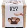 Creativ Company Explosion Box Geschenkbox Naturel Set