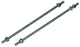 Mack 1017662 – Gewindeende + Unterlegscheibe + Mutter plattiert. 2 Stück m6 x 200 mm | 10 Stück