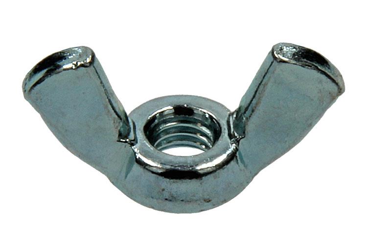 Mack 1017698 – Flügelmutter aus verzinktem Stahl, 5 Stück, M6 | 10 Stück