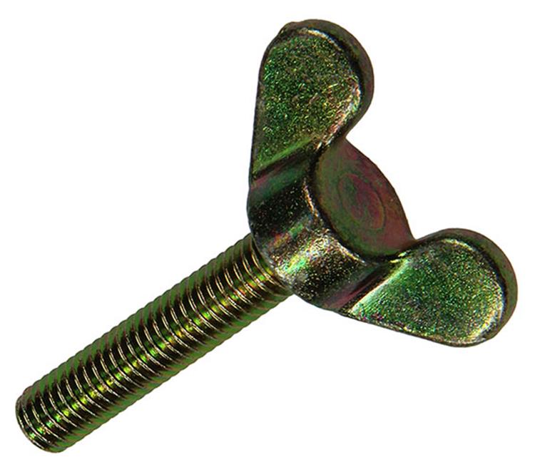 Mack 1017702 - Flügelschraube gelb verzinkt 3 Stück M6 x 30 mm | 10 Stück