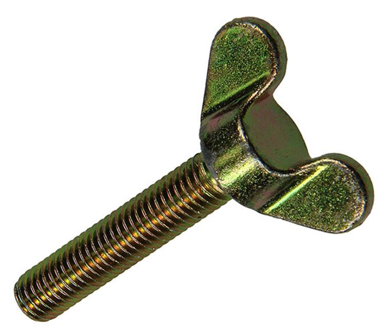 Mack 1017703 - Flügelschraube gelb verzinkt 2 Stück M8 x 40 mm | 10 Stück