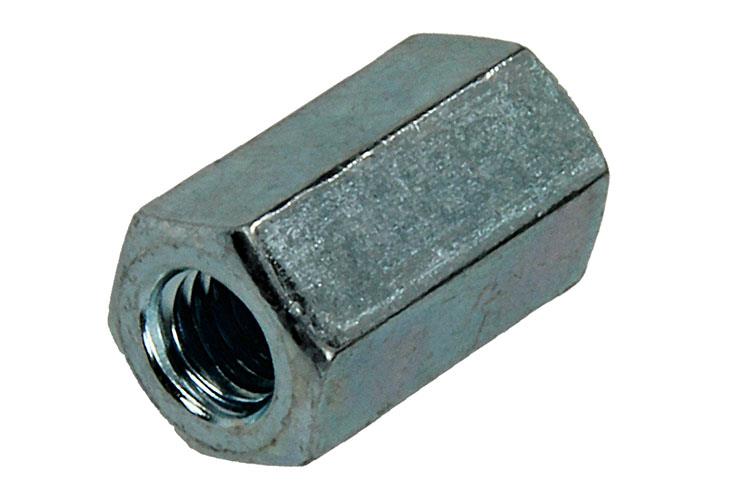 Mack 1017704 - Sechskant-Verbindungsmutter verzinkt 3 Stück M6 | 10 Stück