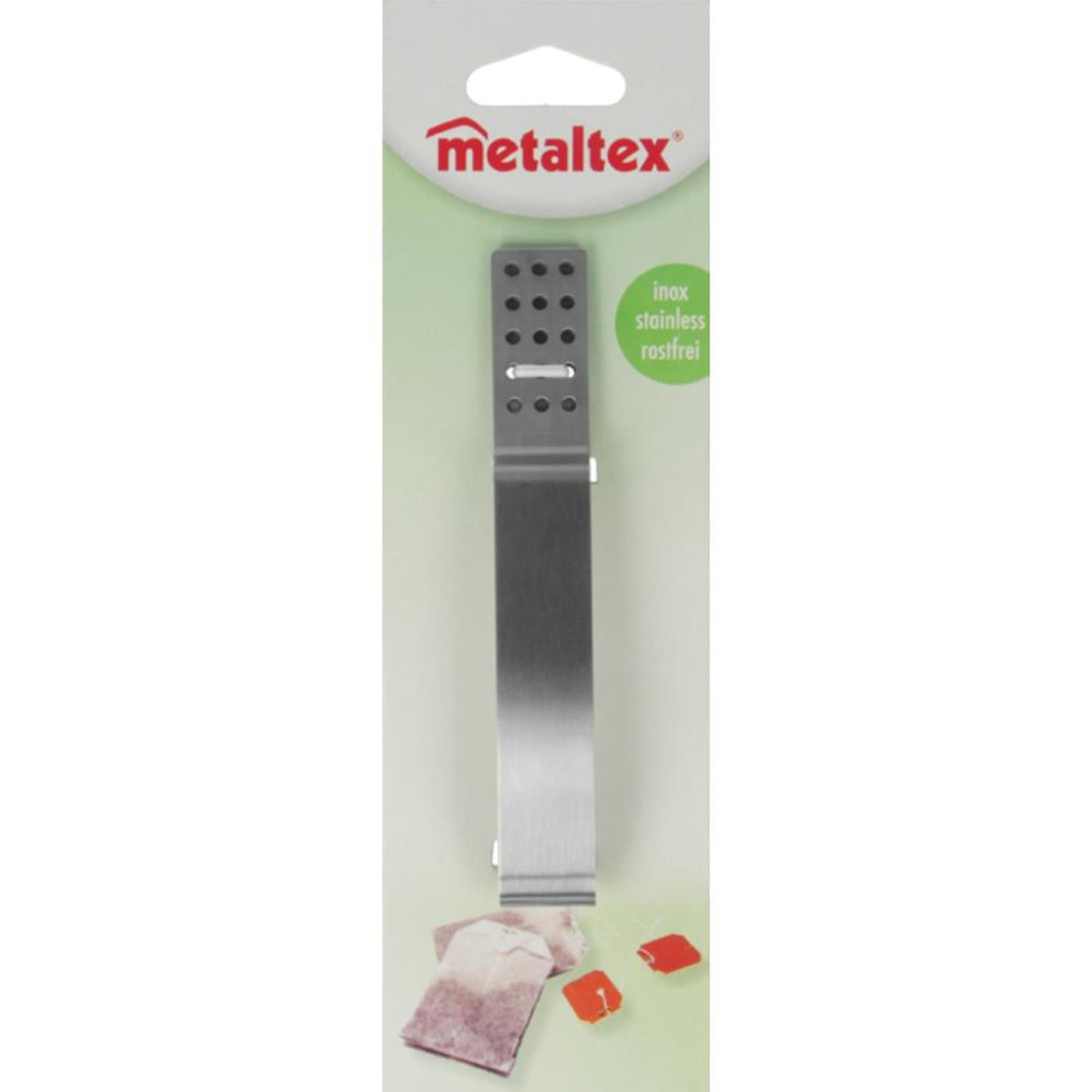 Metaltex Teebeutelpresse aus Edelstahl