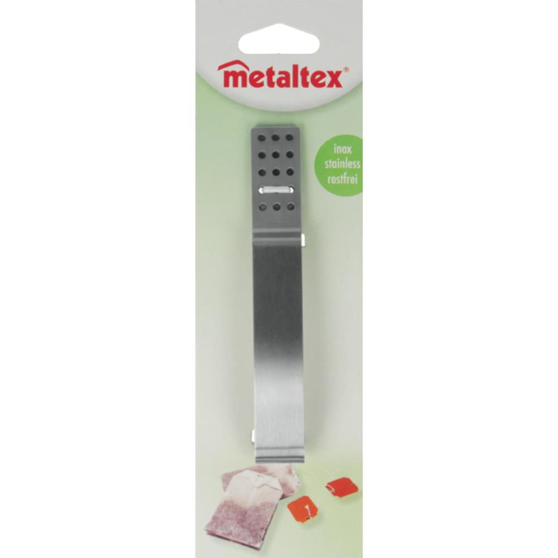 Metaltex Teebeutelpresse aus Edelstahl