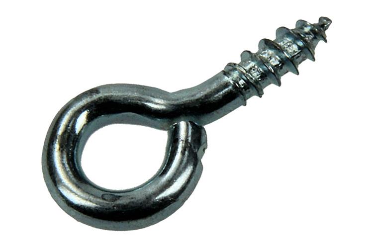 Mack 1017770 - Schraubenöse aus verzinktem Stahl, 15 Stück, 3,0 x 12 mm | 10 Stück
