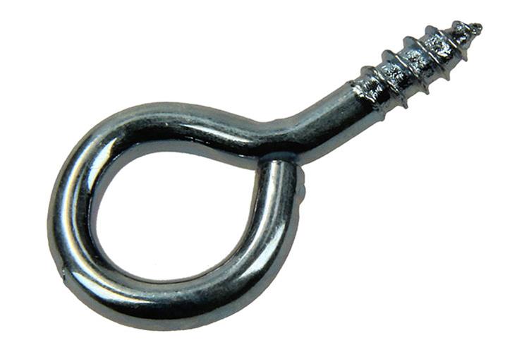 Mack 1017771 - Schraubenauge aus verzinktem Stahl 12 Stück 3,5 x 16 mm | 10 Stück