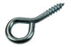 Mack 1017772 - Schraubenöse aus verzinktem Stahl, 10 Stück, 4,0 x 20 mm | 10 Stück