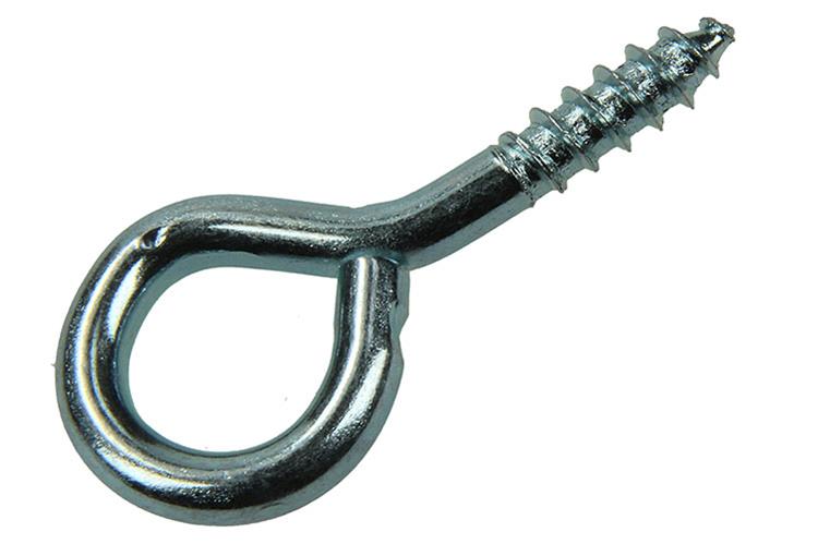 Mack 1017776 - Schrauböse aus verzinktem Stahl 4 Stück 5,0 x 30 mm | 10 Stück