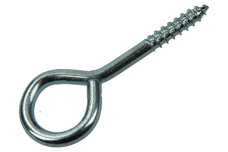 Mack 1017777 - Schrauböse aus verzinktem Stahl 4 Stück 5,0 x 40 mm | 10 Stück