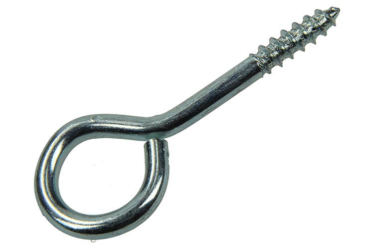Mack 1017779 - Schrauböse aus verzinktem Stahl 4 Stück 6,0 x 50 mm | 5 Stück