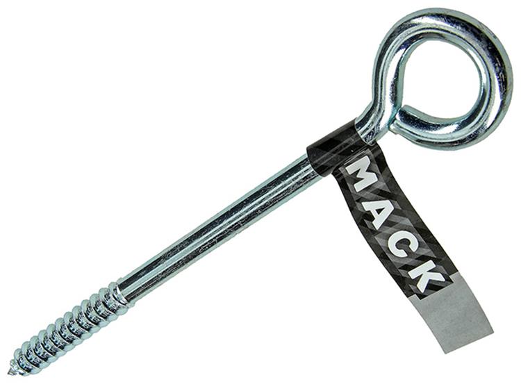 Mack 1017781 - Schrauböse aus verzinktem Stahl 1 Stk. 8,0 x 140 mm | 10 Stück