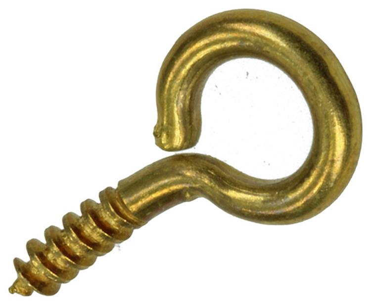 Mack 1019692 - Schrauböse Messing 6 Stück 2,5 x 12 mm | 10 Stück