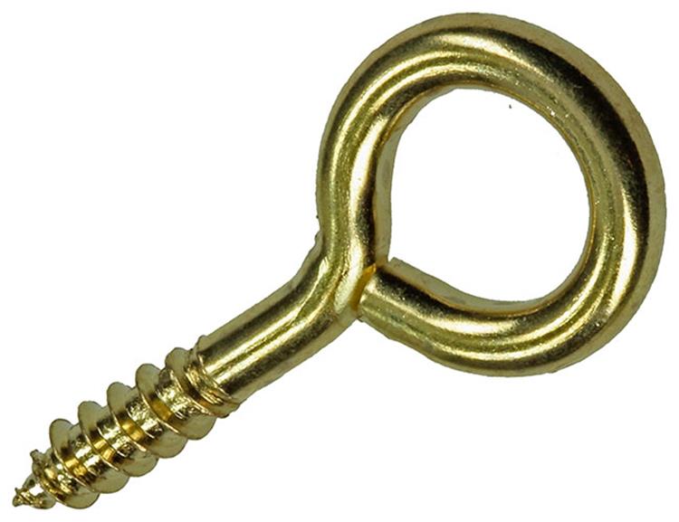 Mack 1019694 - Schrauböse Messing 3 Stück 3,5 x 20 mm | 10 Stück