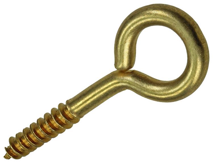 Mack 1019695 - Schrauböse Messing 2 Stück 4,0 x 30 mm | 10 Stück