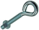 Mack 1017791 – metrische Ösenschraube + Mutter verzinkt 4 Stück M6 x 40 mm | 10 Stück