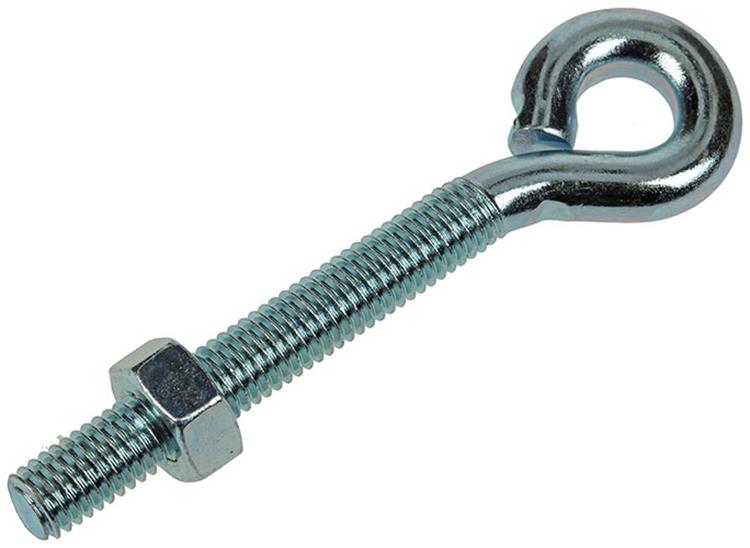 Mack 1017793 – metrische Ösenschraube + Mutter verzinkt 2 Stück M8 x 60 mm | 5 Stück